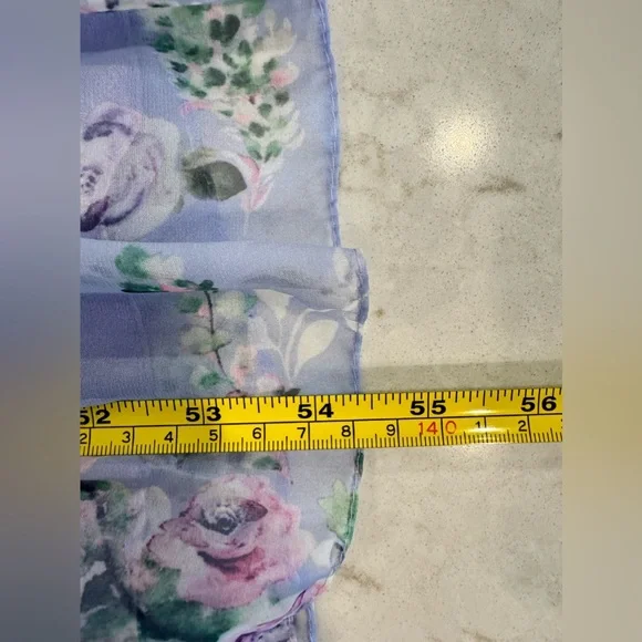 NWT IEENA for Mac Duggal Dress Floral Lavender Size 12 - Picture 12 of 12